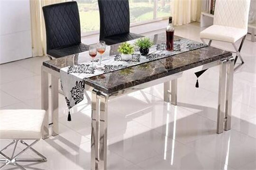 大理石台面餐桌好不好？优缺点对比 - 家具 - 土巴兔装修网(图1)