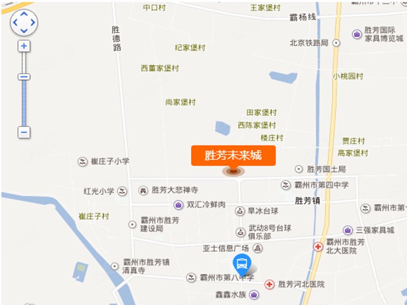 霸州镇管辖区域(图1)
